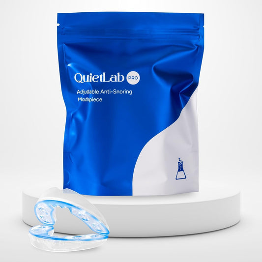 QuietLab Pro Anti-Snoring Mouthpiece - Adjustable Snoring Mouth Guard, Orthodontist Designed, No Boiling Required